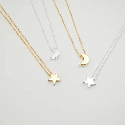 Collier Choker Femme Coeur Etoile Or Argent