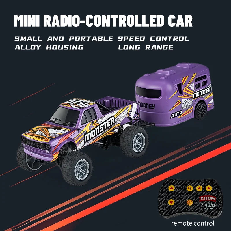Voiture RC Mini Alliage 1/64 Telecommande