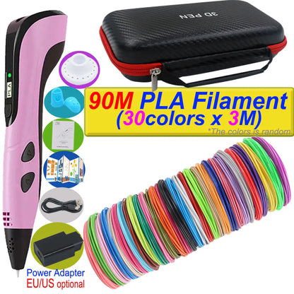 Stylo 3D Impression 2026 avec Ecran LCD et Filament PLA