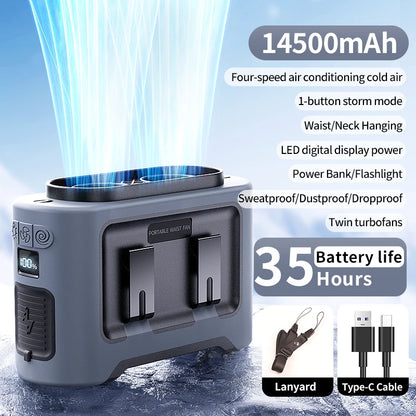 Ventilateur Portable Suspendu Grande Autonomie — vue 9