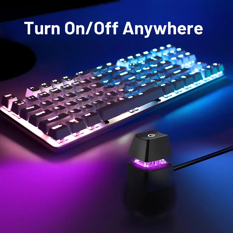 Interrupteur Bouton Déco RGB Anti-Stress PC — vue 4