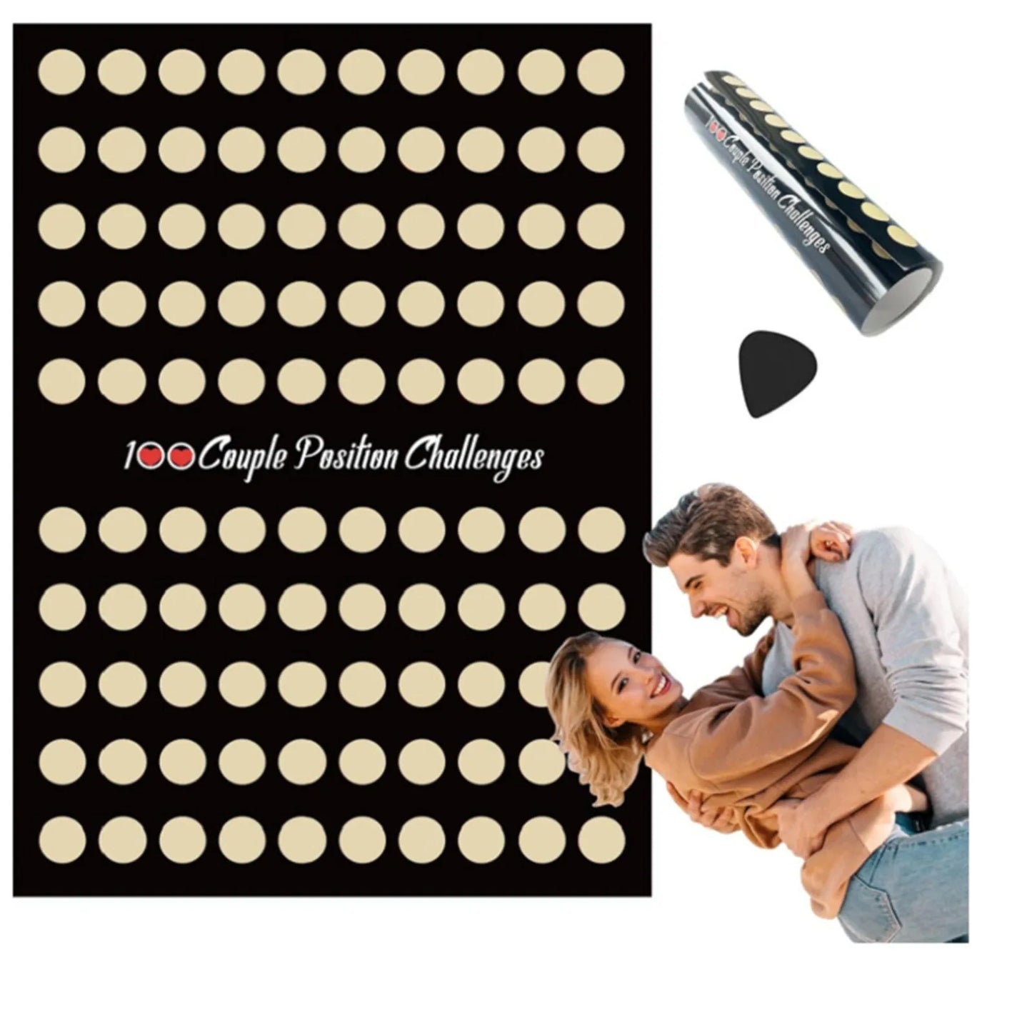 Poster Grattable 100 Choses à Faire en Couple