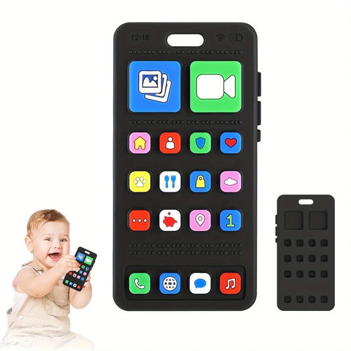 Anneau de Dentition Silicone Téléphone Bébé
