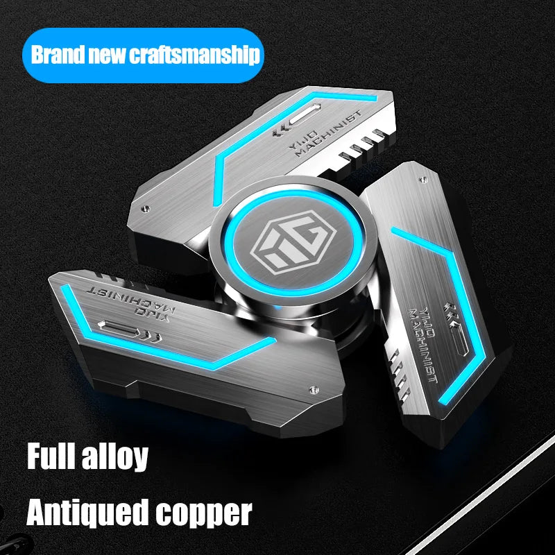 Spinner Fidget Lumineux Métal Anti-Stress — vue 5
