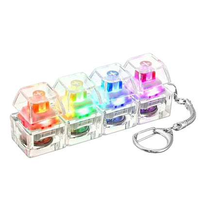 Porte-Clé Clavier Lumineux Anti-Stress LED