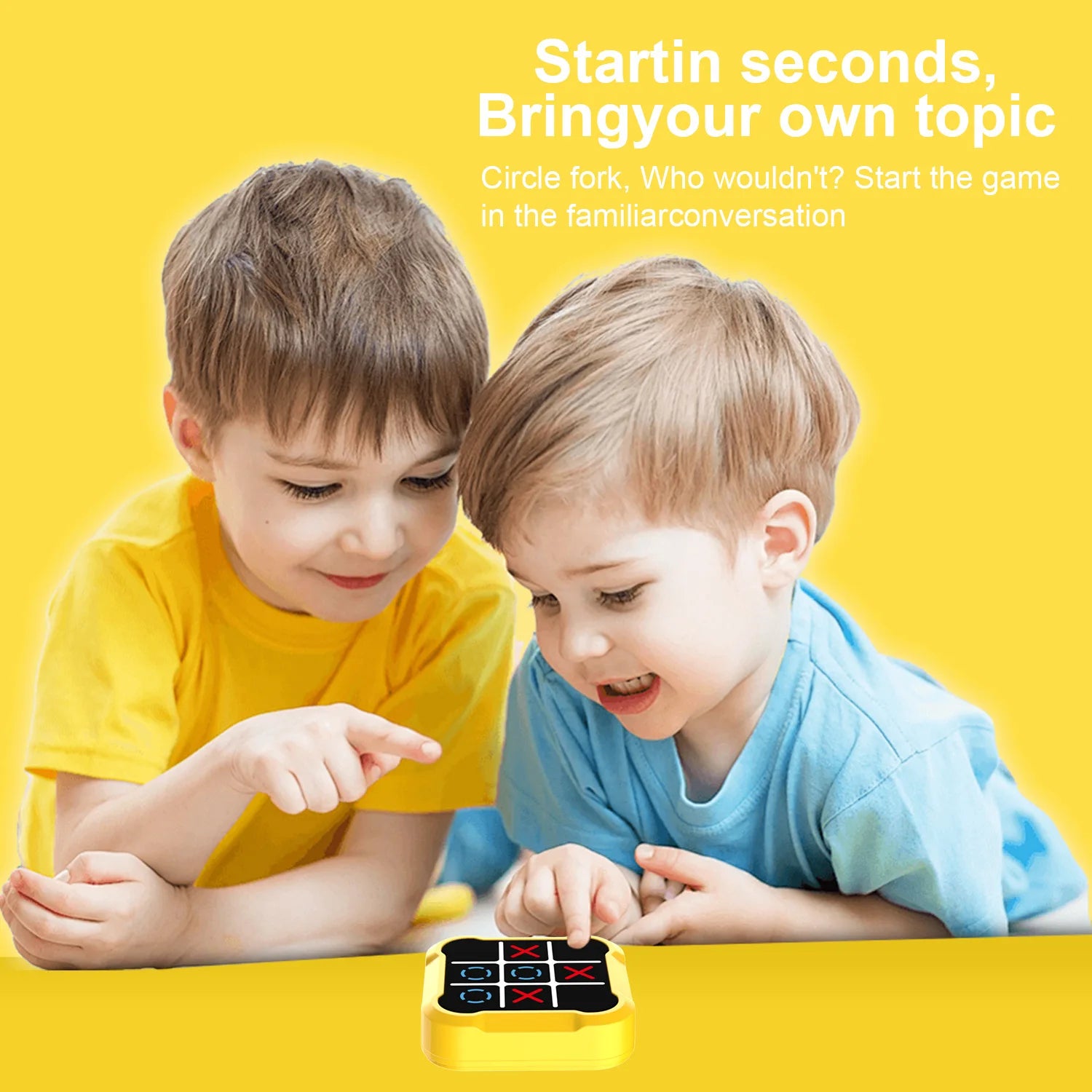Jeu de Tic-Tac-Toe en Bois Adultes & Enfants — vue 5
