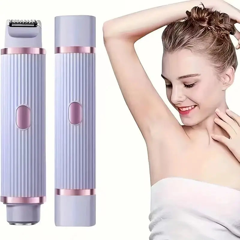 Rasoir Electrique 2 en 1 Femme - Sourcils, Visage, Jambes