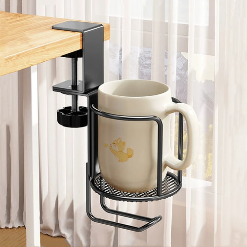 Support de Tasse de Bureau 2 en 1 sans Perçage
