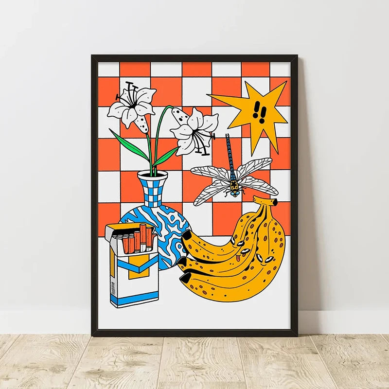 Affiche Art Abstrait Classique Imprimée sur Toile