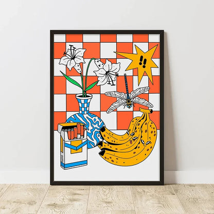 Affiche Art Abstrait Classique Imprimée sur Toile