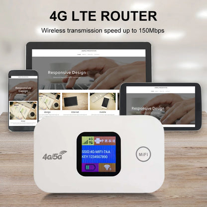 Routeur WIFI Mobile 4G/5G Portable avec Modem MiFi