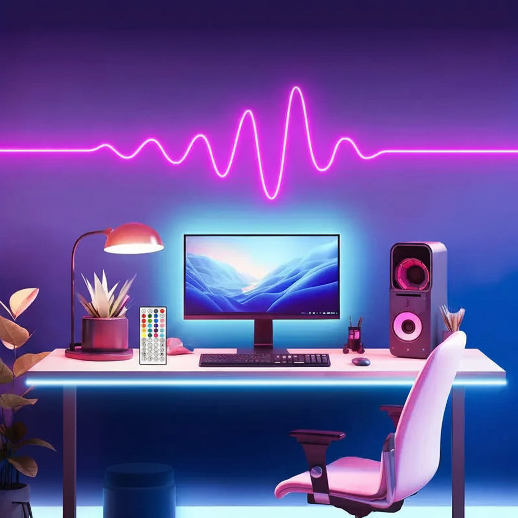 Néon LED RGB Flexible Contrôle par Application — vue 3