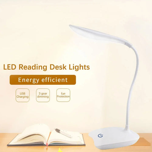 Lampe de Bureau LED Rechargeable USB Protection Oculaire