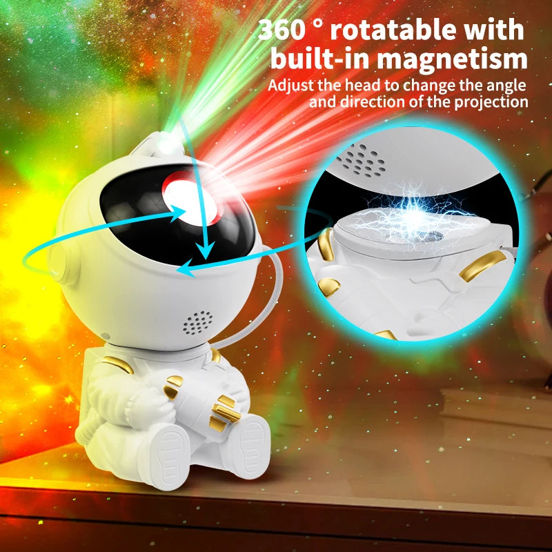 Projecteur LED Astronaute Galaxie & Étoiles — vue 4