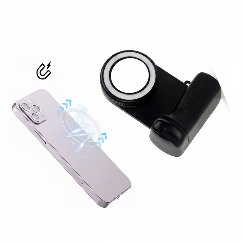 Support Smartphone Bluetooth MagSafe avec Éclairage