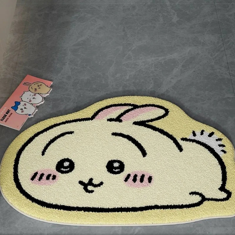 Tapis Cartoon Chiikawa Antidérapant Chambre Enfant — vue 5