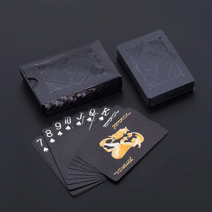 Jeu de Cartes Poker Noir & Or Étanche — vue 4