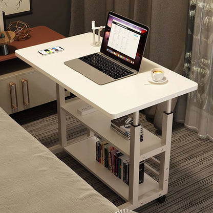 Bureau Mobile Ajustable à Hauteur Portable avec Roues