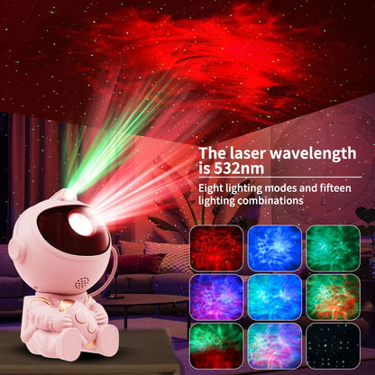 Projecteur LED Astronaute Galaxie & Étoiles — vue 3