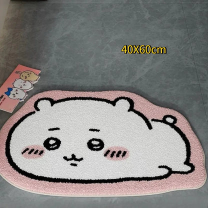 Tapis Cartoon Chiikawa Antidérapant Chambre Enfant — vue 7