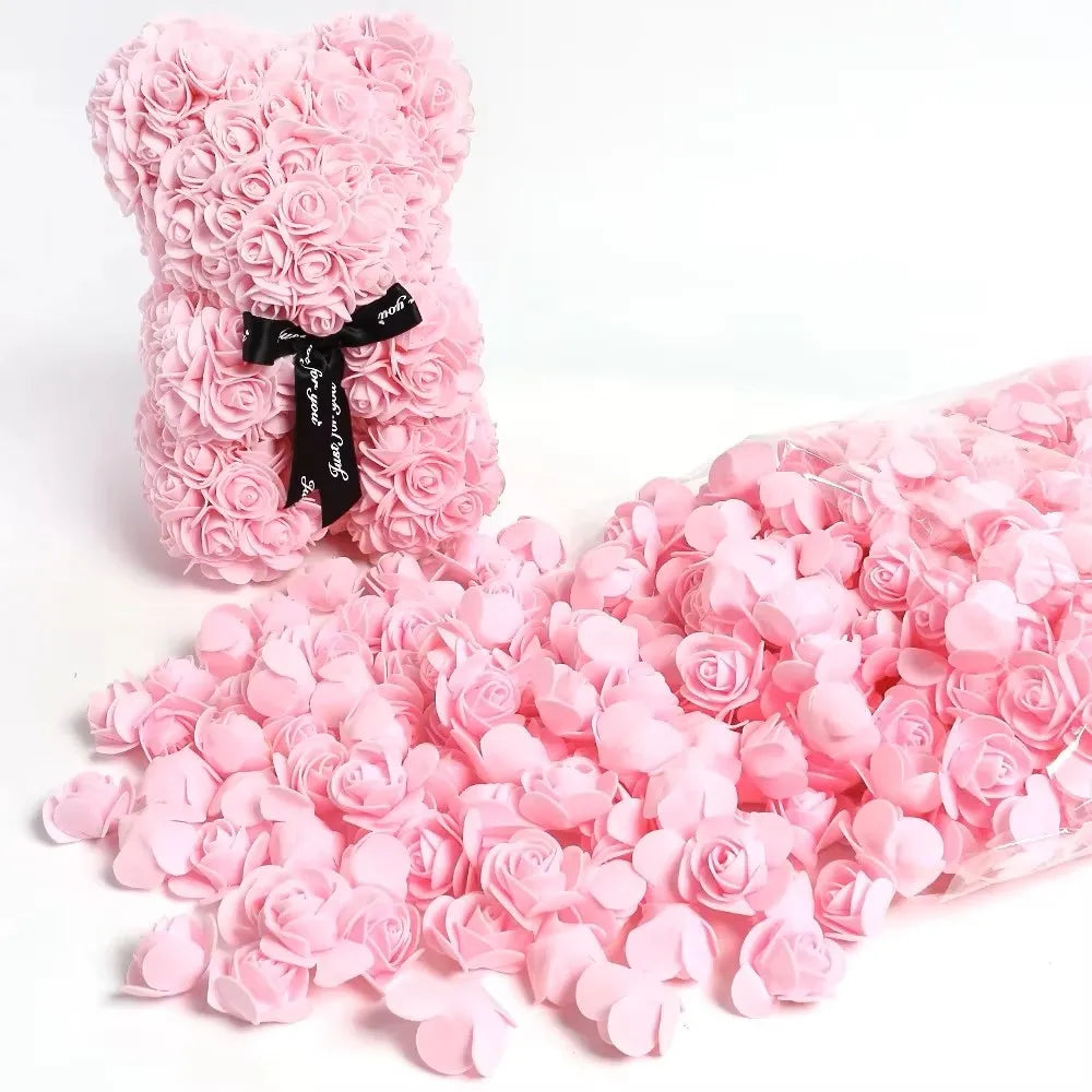 Têtes de Roses en Mousse 3,5 cm Décoration — vue 4