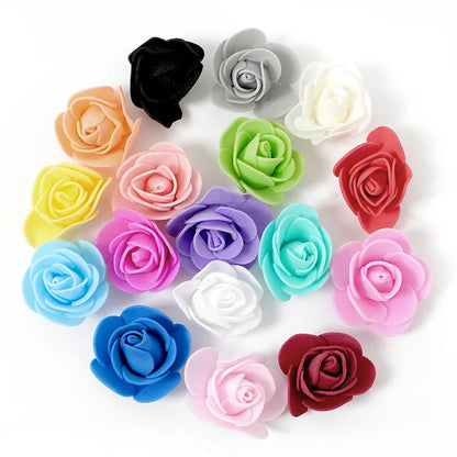 Têtes de Roses en Mousse 3,5 cm Décoration — vue 6