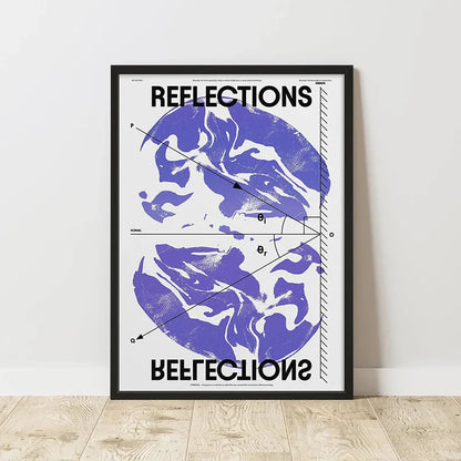 Affiche Art Abstrait Classique Imprimée sur Toile