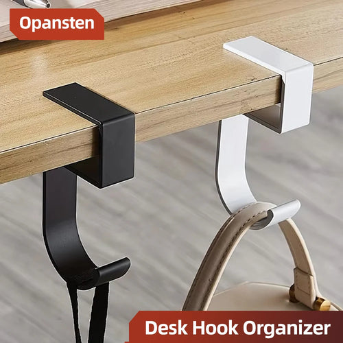 Organisateur de Bureau Aluminium Noir Blanc Antidérapant