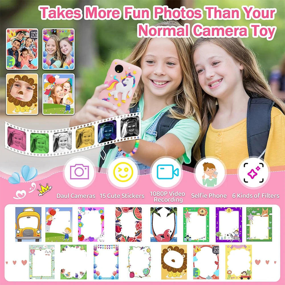 Appareil Photo Jouet Enfant avec Jeux & Musique — vue 4