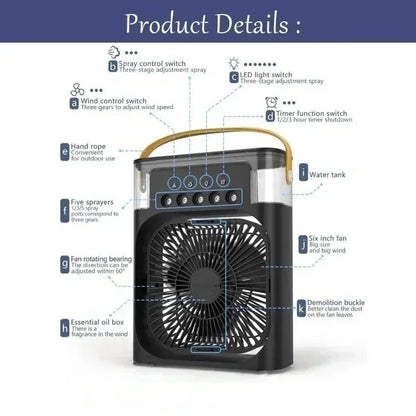 Ventilateur Climatiseur Humidificateur 3-en-1 — vue 5
