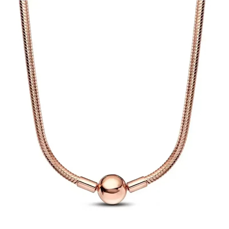 Collier Chaine Serpent Argent 45-60CM Bijoux DIY