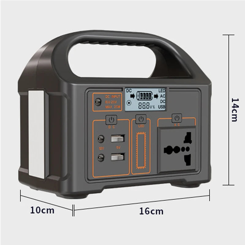 Station d'Énergie Solaire Portable 100 W Camping — vue 6