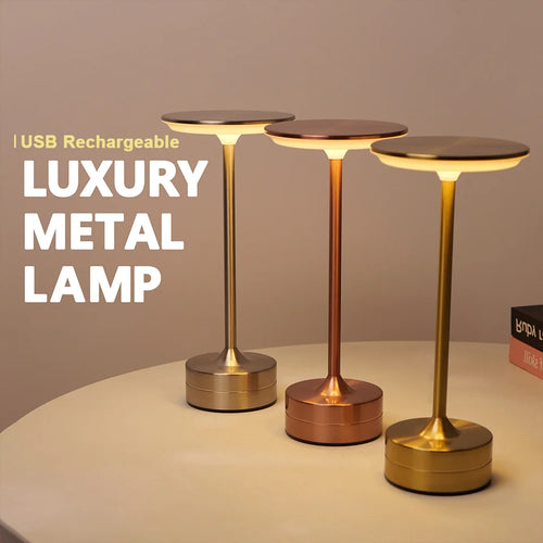 Lampe de Table LED Rechargeable avec Capteur Tactile