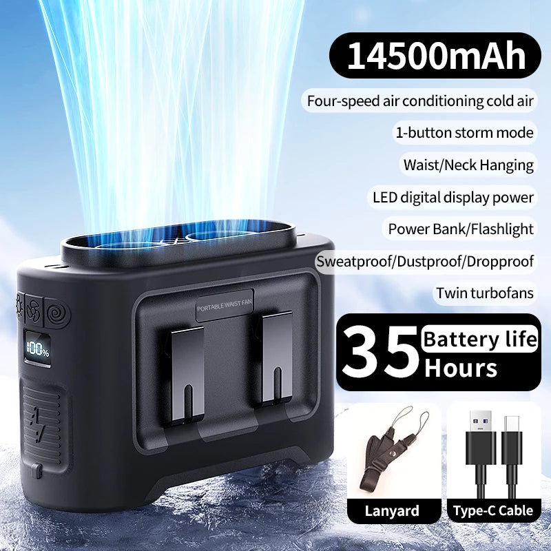 Ventilateur Portable Suspendu Grande Autonomie — vue 8