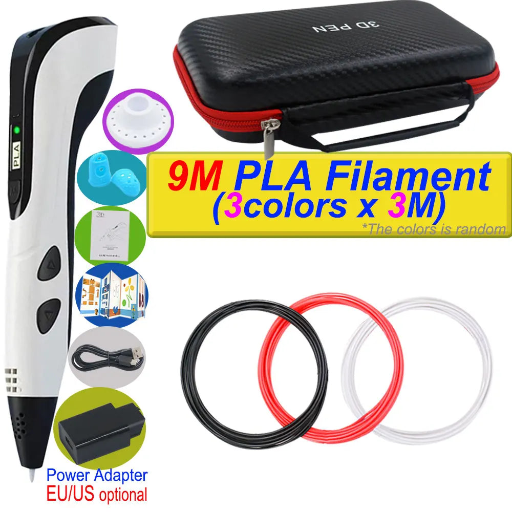 Stylo 3D Impression 2026 avec Ecran LCD et Filament PLA
