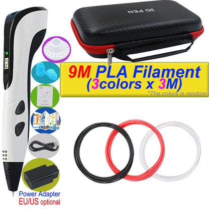 Stylo 3D Impression 2026 avec Ecran LCD et Filament PLA