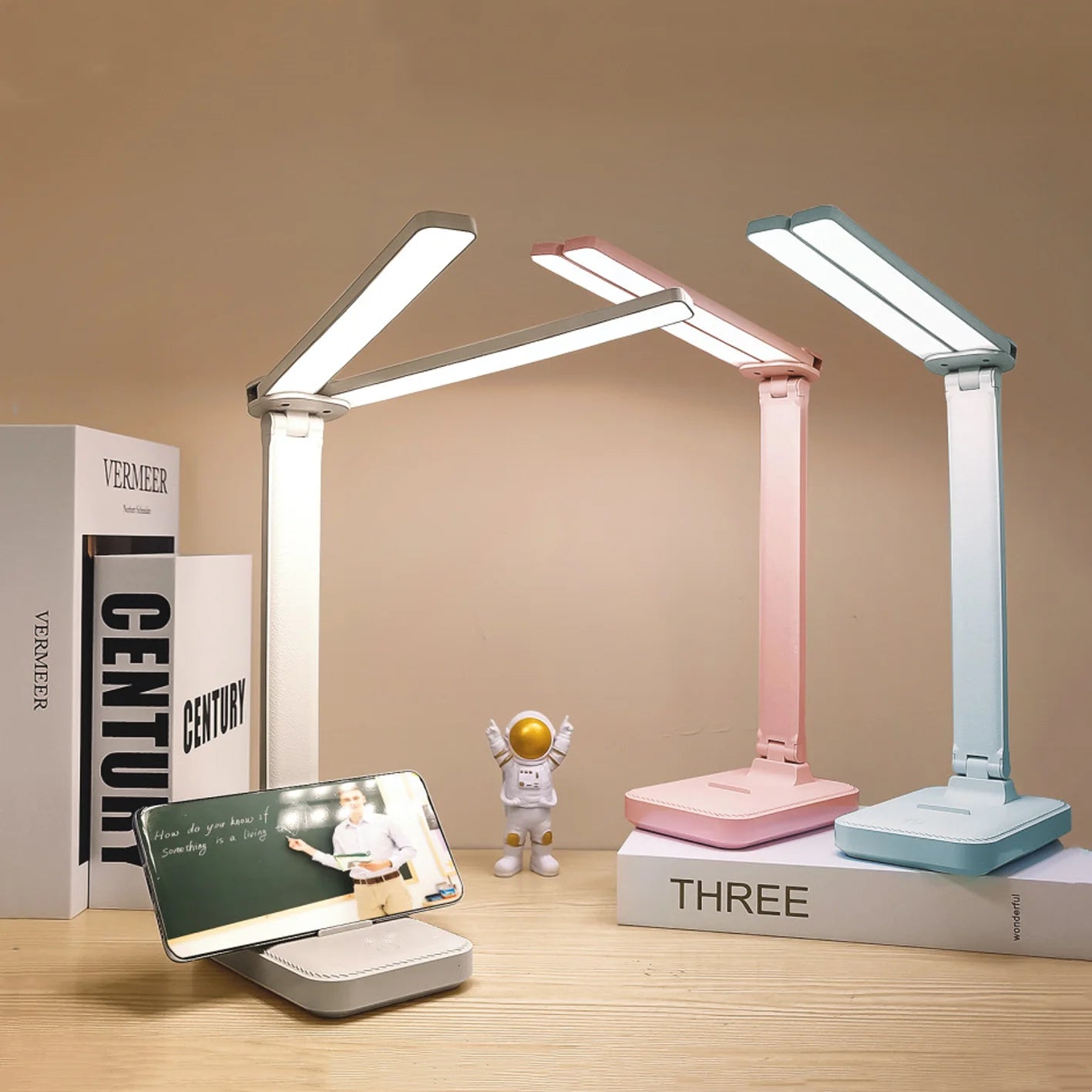 Lampe de Bureau USB Rechargeable Dimmable