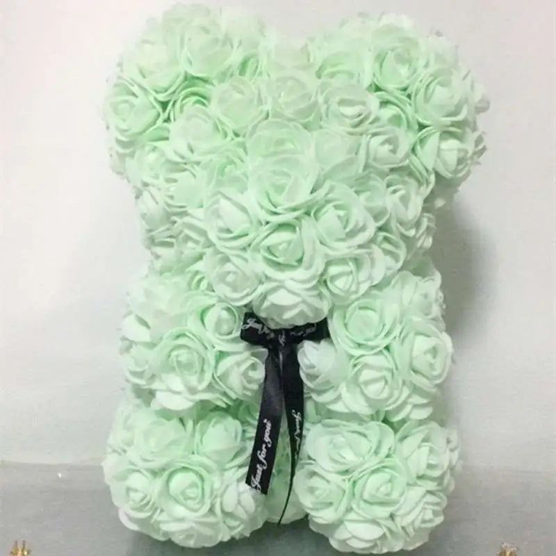 Ours en Rose Éternelle 25 cm Cadeau Romantique — vue 10