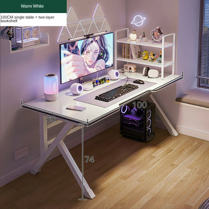 Bureau Ergonomique Moderne pour Gaming et Bureau à Domicile