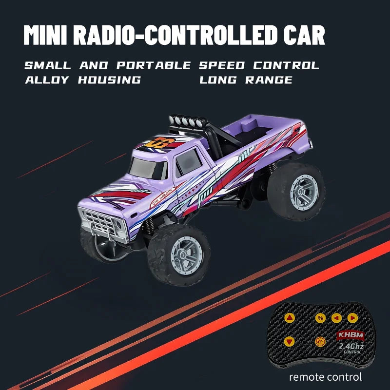 Voiture RC Mini Alliage 1/64 Telecommande