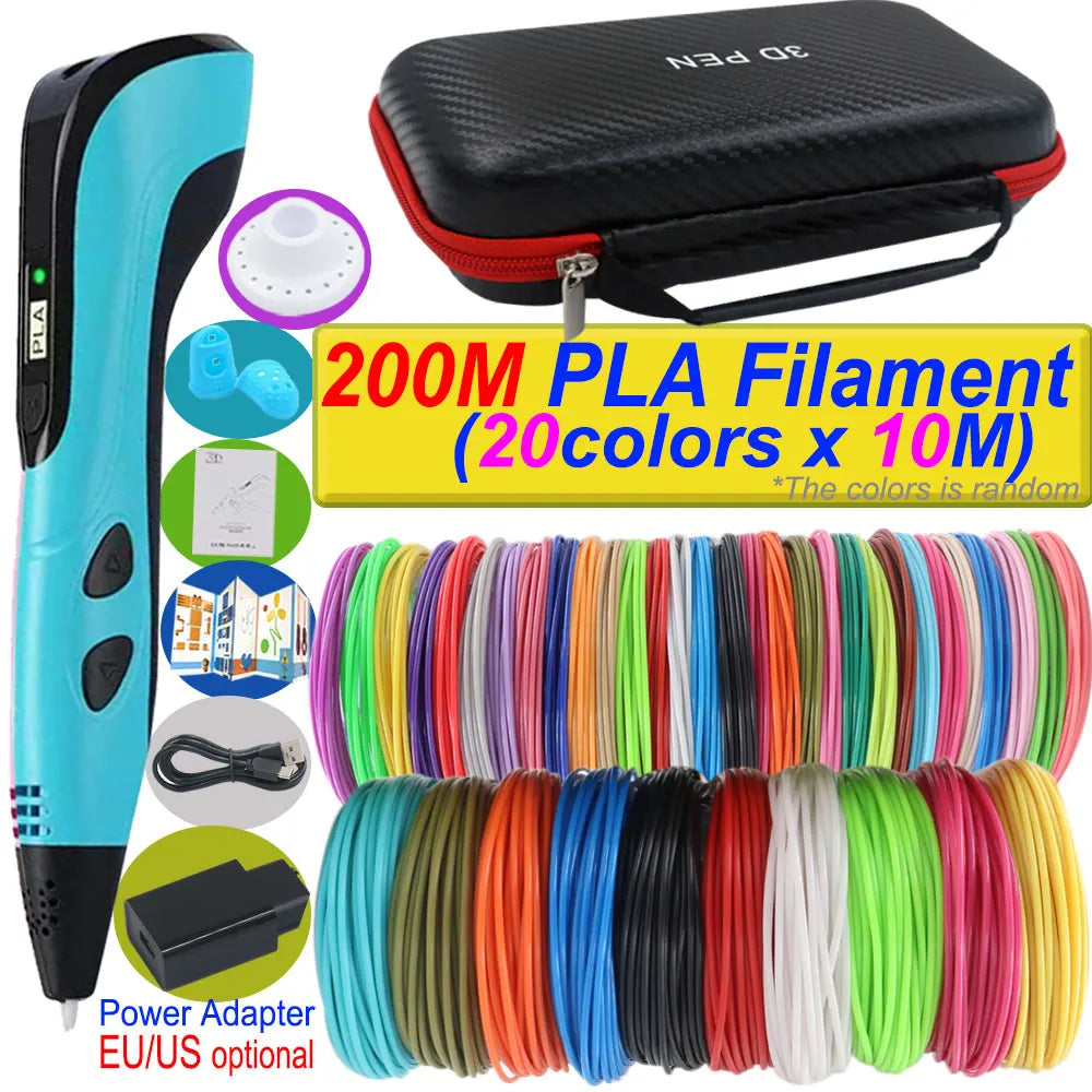 Stylo 3D Impression 2026 avec Ecran LCD et Filament PLA