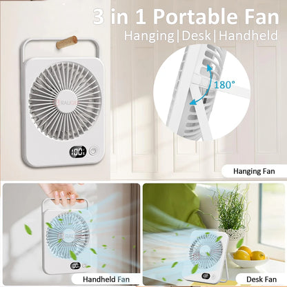 Mini Ventilateur Portable USB Pliable 5 Vitesses — vue 2