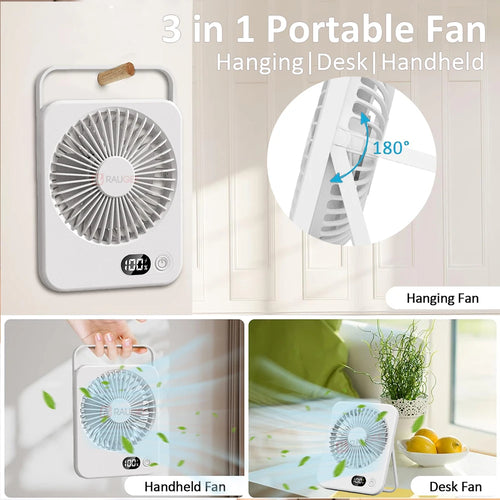 Mini Ventilateur Portable USB Pliable 5 Vitesses — vue 2