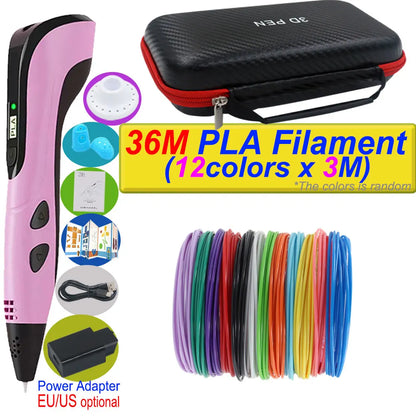 Stylo 3D Impression 2026 avec Ecran LCD et Filament PLA