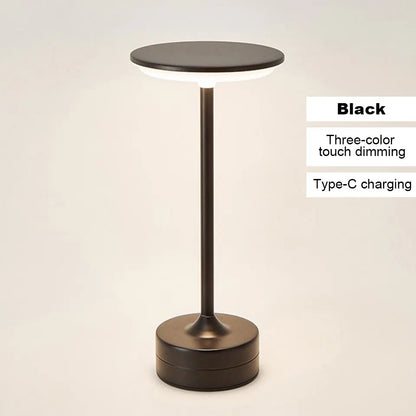 Lampe de Table LED Rechargeable avec Capteur Tactile