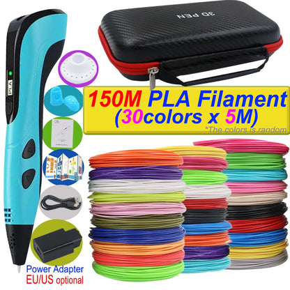 Stylo 3D Impression 2026 avec Ecran LCD et Filament PLA