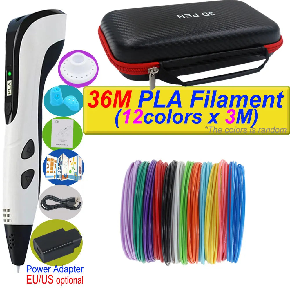 Stylo 3D Impression 2026 avec Ecran LCD et Filament PLA