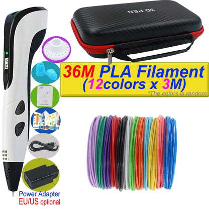 Stylo 3D Impression 2026 avec Ecran LCD et Filament PLA