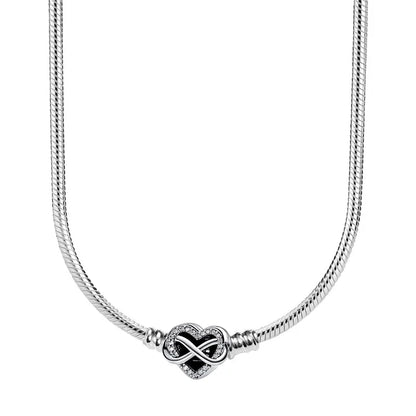Collier Chaine Serpent Argent 45-60CM Bijoux DIY