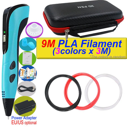 Stylo 3D Impression 2026 avec Ecran LCD et Filament PLA